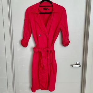 MAX Jeans Long Red Coat